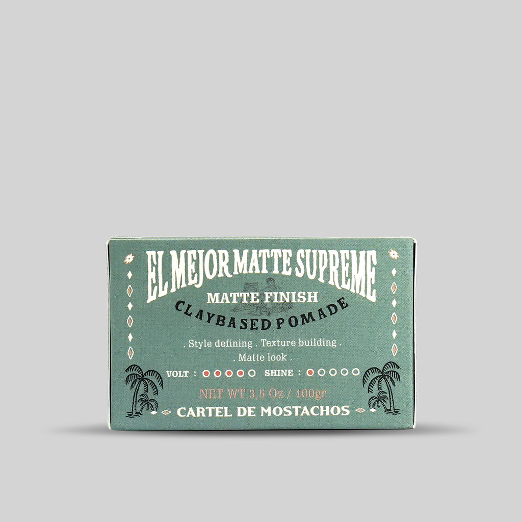 Cartel De Mostachos El Mejor Matte Supreme