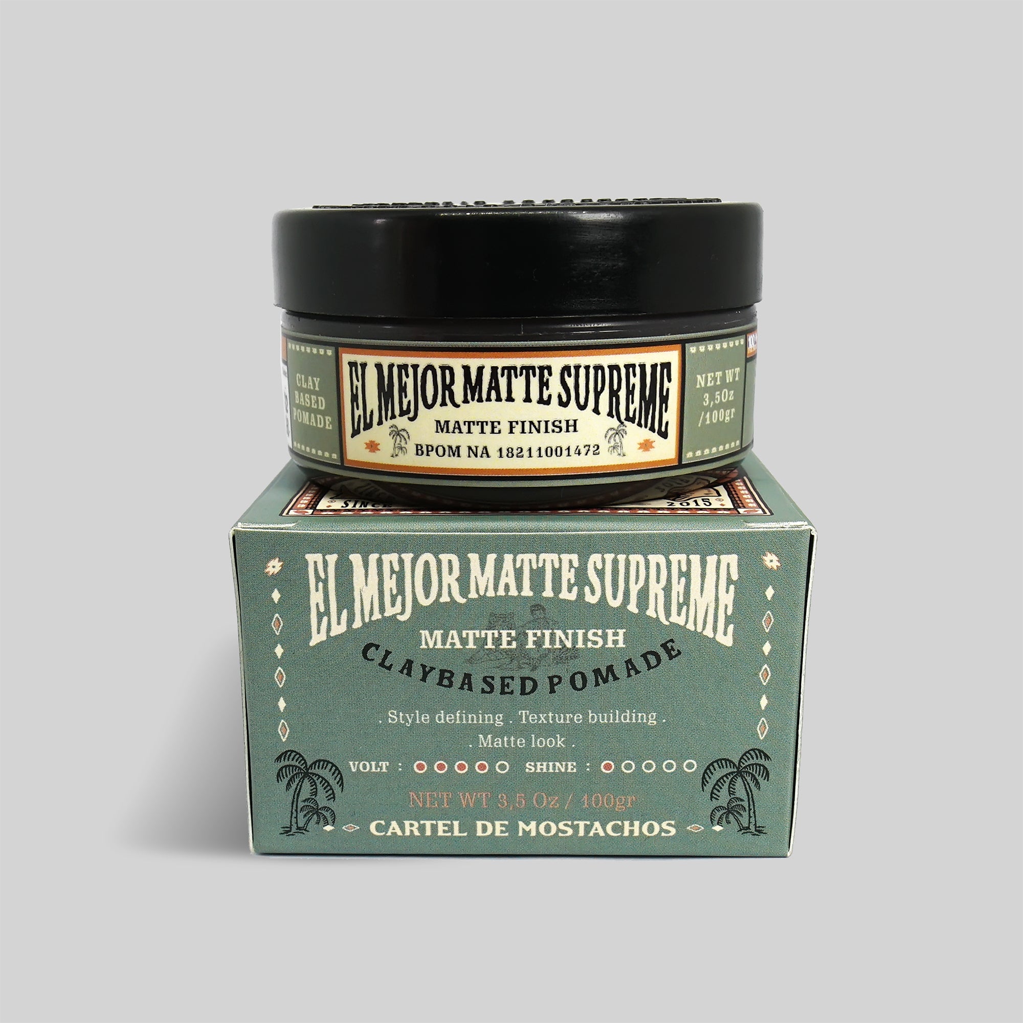 Cartel De Mostachos El Mejor Matte Supreme