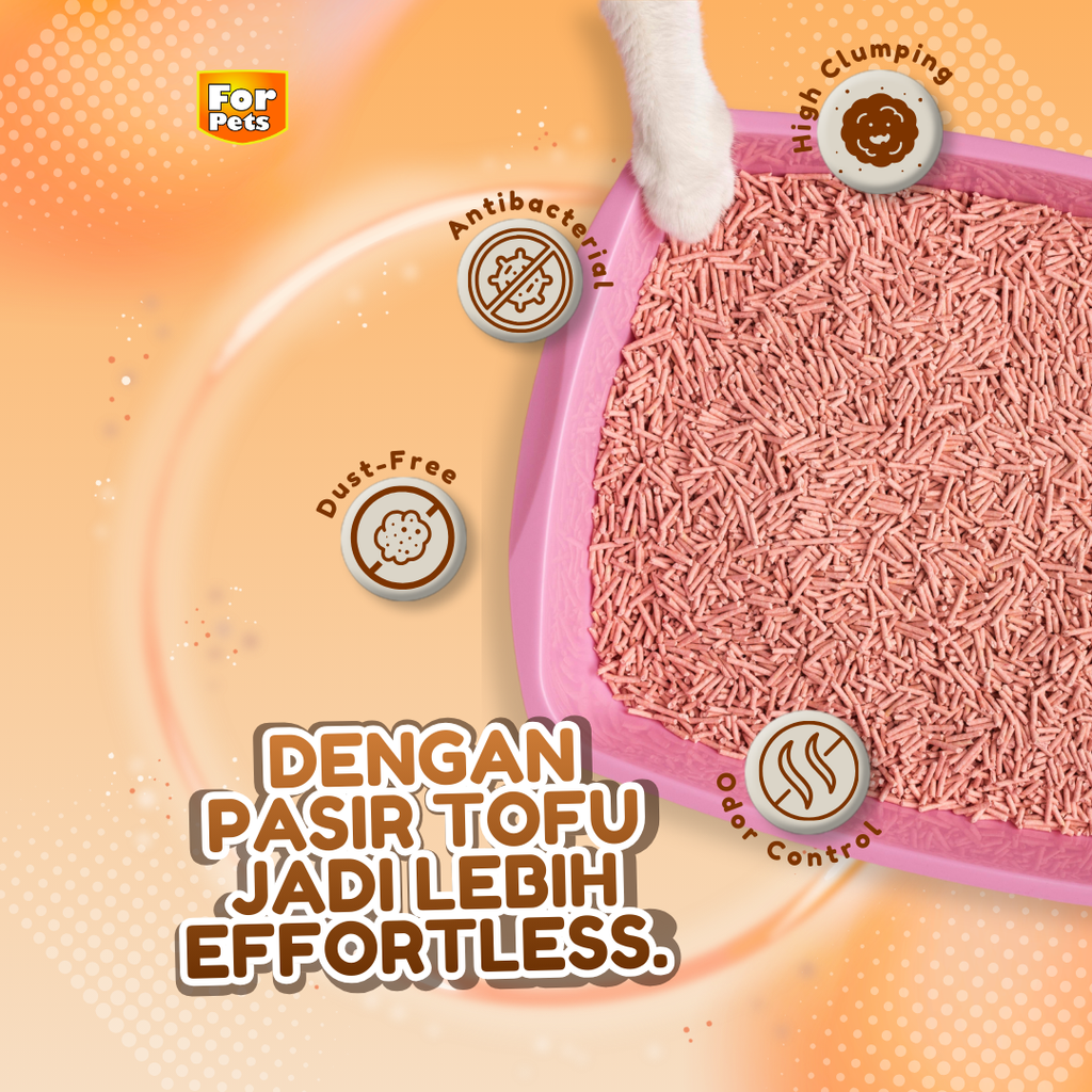 Tofu For Pets 7L Peach